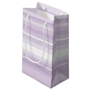 Lila Streifen Kleine Geschenktüte