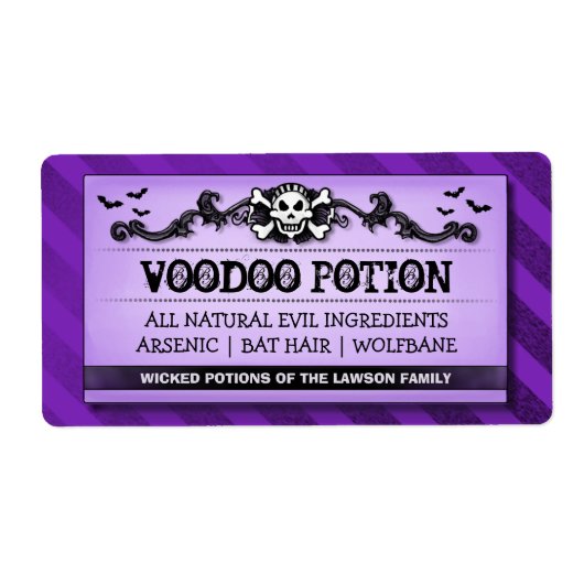 Lila Streifen, kundenspezifisch gekennzeichnet ode (Vorne)