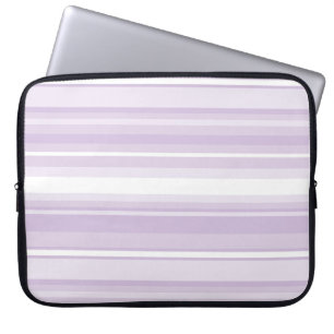 Lila Streifen Laptopschutzhülle
