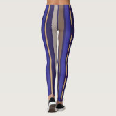 lila Streifen Leggings (Rückseite)