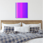 Lila Streifen Leinwanddruck (Insitu (Schlafzimmer))