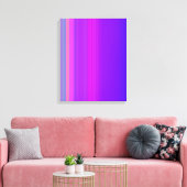 Lila Streifen Leinwanddruck (Insitu (Wohnzimmer))