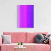 Lila Streifen Leinwanddruck (Insitu (Wohnzimmer))