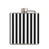 Lila Streifen mit schwarzem Bauch, Folie 3 Monogra Flachmann (Rückseite)