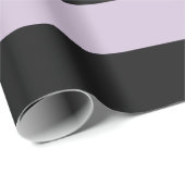 Lila Streifen mit schwarzem und hellen Markierunge Geschenkpapier (Rolleneckpunkt)