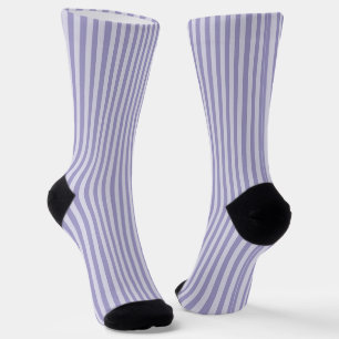 Lila Streifen Nahtloses Muster Socken