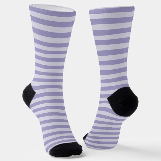 Lila Streifen Nahtloses Muster Socken (Gewinkelt)
