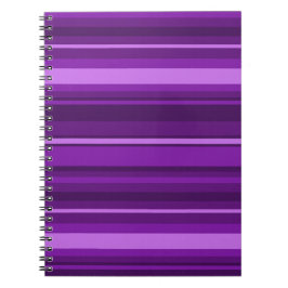 Lila Streifen Notizblock