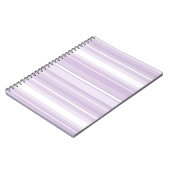 Lila Streifen Notizblock (Linke Seite)