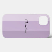 Lila Streifen Ombre Custom Case-Mate iPhone Hülle (Rückseite (Horizontal))