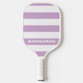 Lila Streifen Pickleball Schläger (Rückseite)