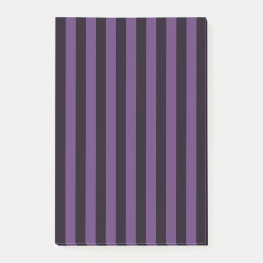 Lila Streifen Post-it Klebezettel (Vorderseite)