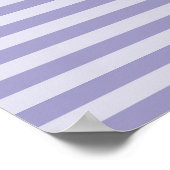 Lila Streifen Poster (Ecke)