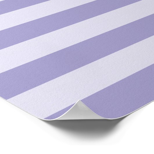 Lila Streifen Poster (Ecke)
