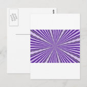 LILA STREIFEN POSTKARTE (Vorne/Hinten)