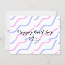 Lila Streifen Rosa Geburtstag Geburtstag hinzufüge