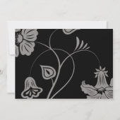 Lila Streifen Save the Date (Rückseite)