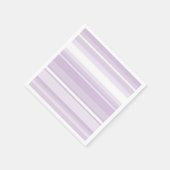 Lila Streifen Serviette (Ecke)