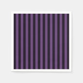 Lila Streifen Serviette (Vorderseite)