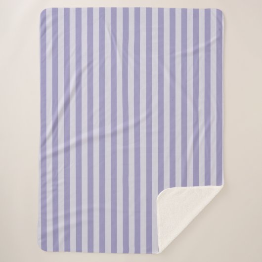 Lila Streifen Sherpadecke (Vorderseite)