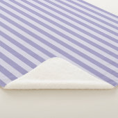 Lila Streifen Sherpadecke (3/4)