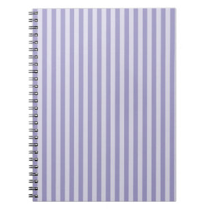 Lila Streifen Spiralfolie Notizblock