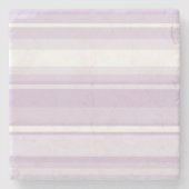 Lila Streifen Steinuntersetzer (Vorderseite)