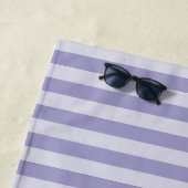 Lila Streifen Strandtuch (Beispiel)