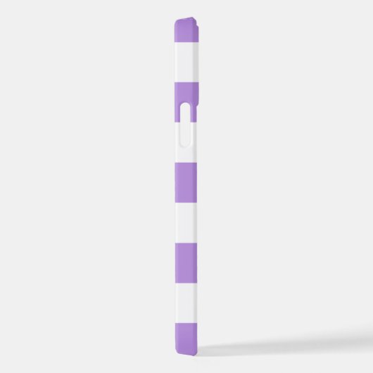 Lila Streifen, Streifen, Linien, Ihr Name iPhone Hülle (Rechte Seite)