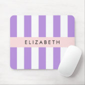 Lila Streifen, Streifen, Linien, Ihr Name Mousepad (Mit Mouse)