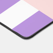 Lila Streifen, Streifen, Linien, Ihr Name Schreibtischunterlage (Ecke)