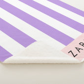 Lila Streifen, Streifen, Linien, Ihr Name Sherpadecke (3/4)