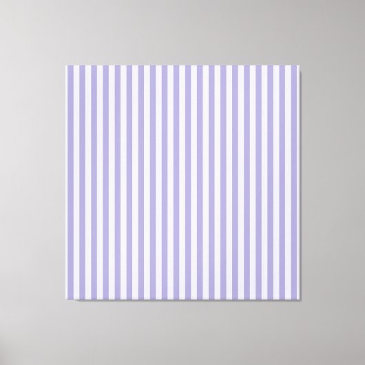 Lila Streifen Stretchierte Leinwand (Vorderseite)