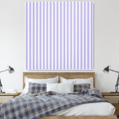 Lila Streifen Stretchierte Leinwand (Insitu (Schlafzimmer))