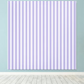 Lila Streifen Stretchierte Leinwand (Insitu (Holzboden))