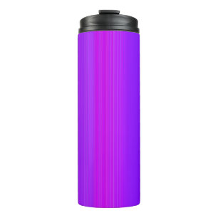 Lila Streifen Thermosbecher