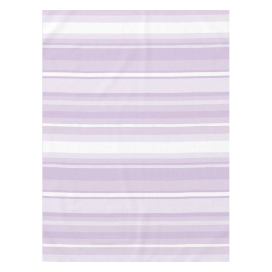 Lila Streifen Tischdecke (Vorderseite)