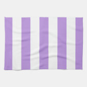 Lila Streifen, weiße Streifen, Streifenmuster Geschirrtuch (Horizontal)