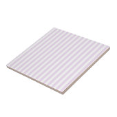 Lila Streifenmuster Minimal Moderne Frühlingsdekor Fliese (Seite)