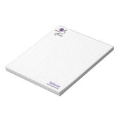 Lila Strick schnell, Die warm Notizblock (Rotiert)