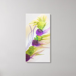 Lila Strikes 16" x 32" Canvas drucken Leinwanddruck