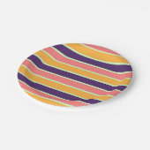 LILA STRIPE MIX PAPPTELLER (Schrägansicht)