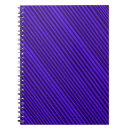 Lila Stripe Spiral Notebook Notizblock
