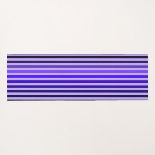 Lila Stripe Yoga Mat Yogamatte (Rückseite (Horizontal))