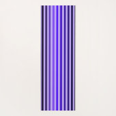 Lila Stripe Yoga Mat Yogamatte (Rückseite)