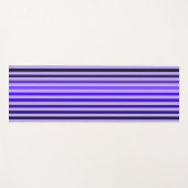 Lila Stripe Yoga Mat Yogamatte (Vorderseite (Horizontal))