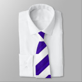 Lila Stripey Necktie Krawatte (Gebunden)