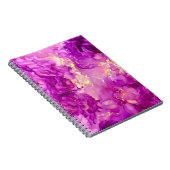 Lila Stromsturm | Trendy, Feminine Notizblock (Rechte Seite)