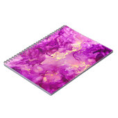 Lila Stromsturm | Trendy, Feminine Notizblock (Linke Seite)