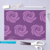 Lila Strudel-Seidenpapier Seidenpapier (Handwerk)